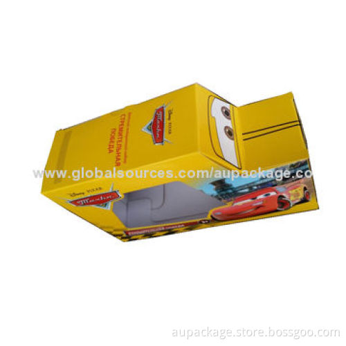 Cardboard box in car shape for toy package